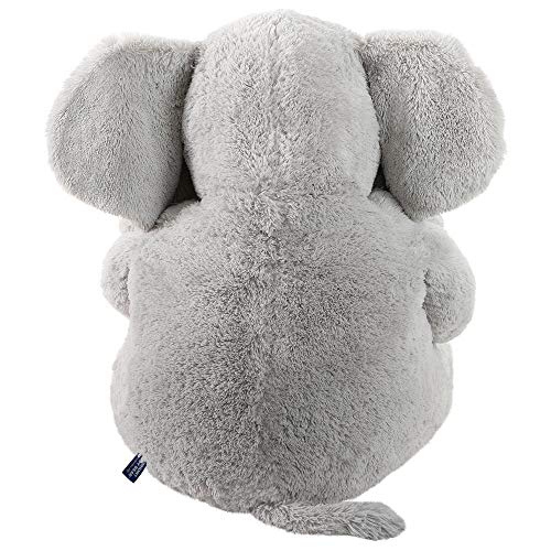 Vermont Teddy Bear Giant Elephant Stuffed Animal - 6 Foot Big Stuffed Elephant Plush from Giant Cuddle Collection - Collectible Plushies for Kids & Adults | Crafted in The USA