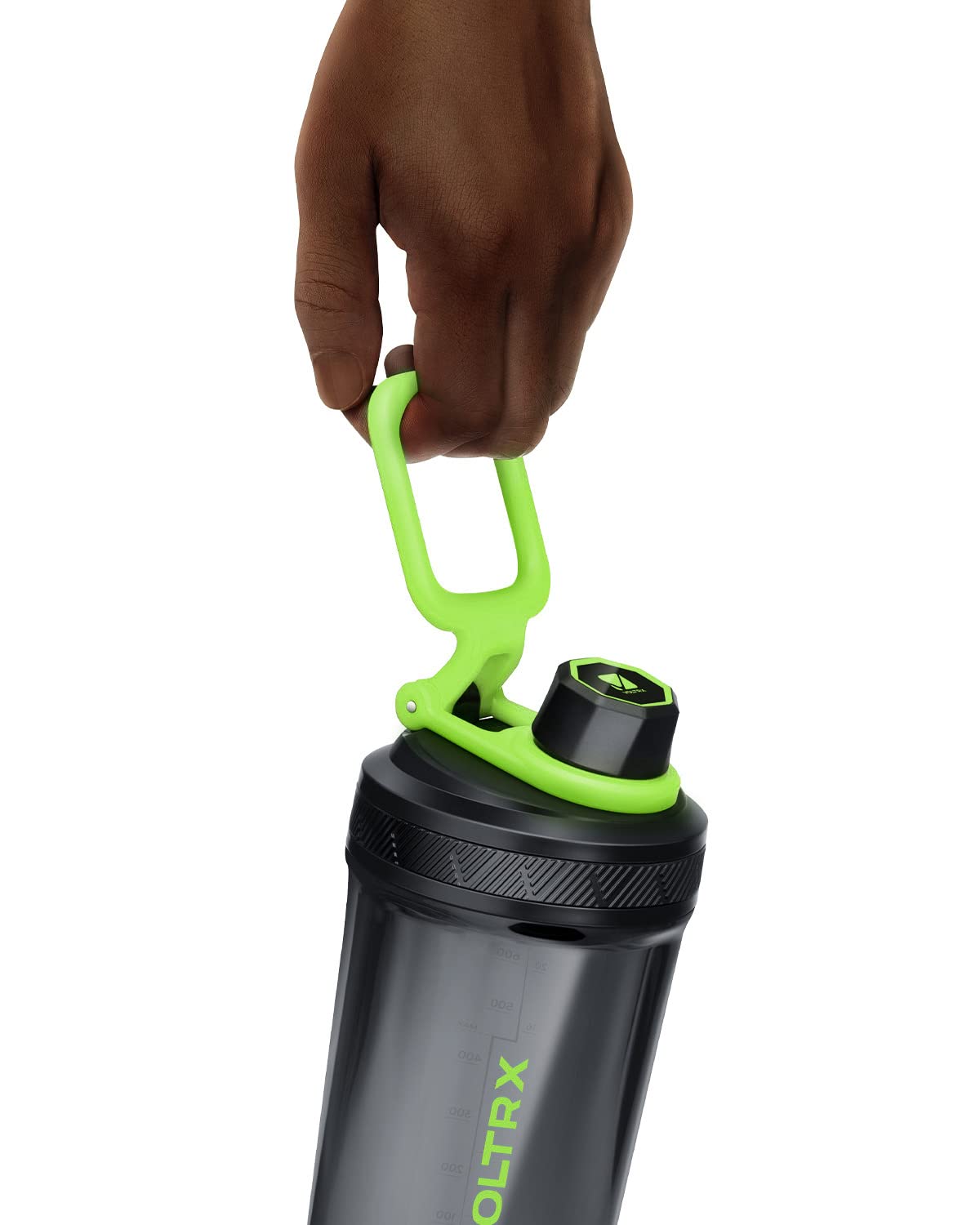 VOLTRX Electric Protein Shaker Bottle - USB Rechargeable Mixer Cup for Shakes and Meal Replacements, BPA-Free Tritan, 24oz