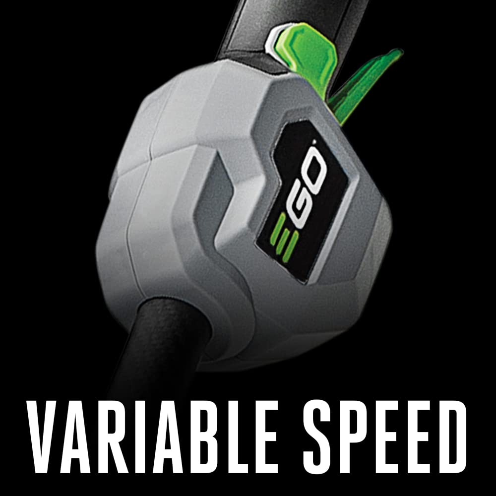 EGO Power+ ST1502SA 15-Inch 56-Volt Cordless String Trimmer with Rapid Reload and Split Shaft 2.5Ah Battery and Charger Included, Black
