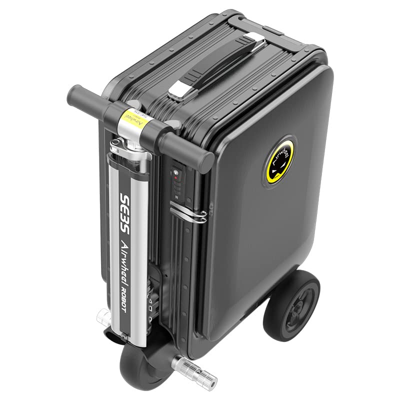 SE3S Smart Rideable Suitcase Electric Luggage Scooter For Travel (black)