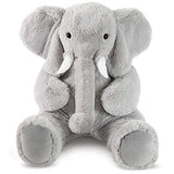 Vermont Teddy Bear Giant Elephant Stuffed Animal - 6 Foot Big Stuffed Elephant Plush from Giant Cuddle Collection - Collectible Plushies for Kids & Adults | Crafted in The USA