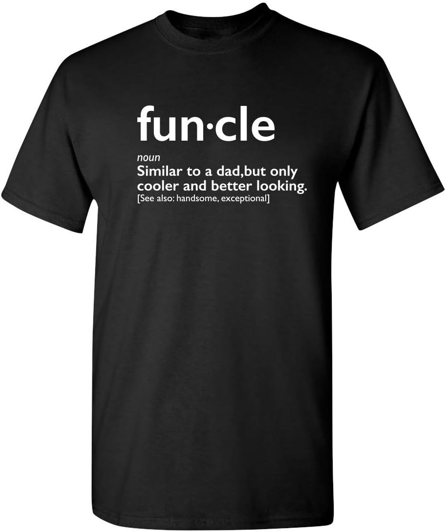 Mens Funcle Gift for Uncle Graphic Novelty Funny T Shirt