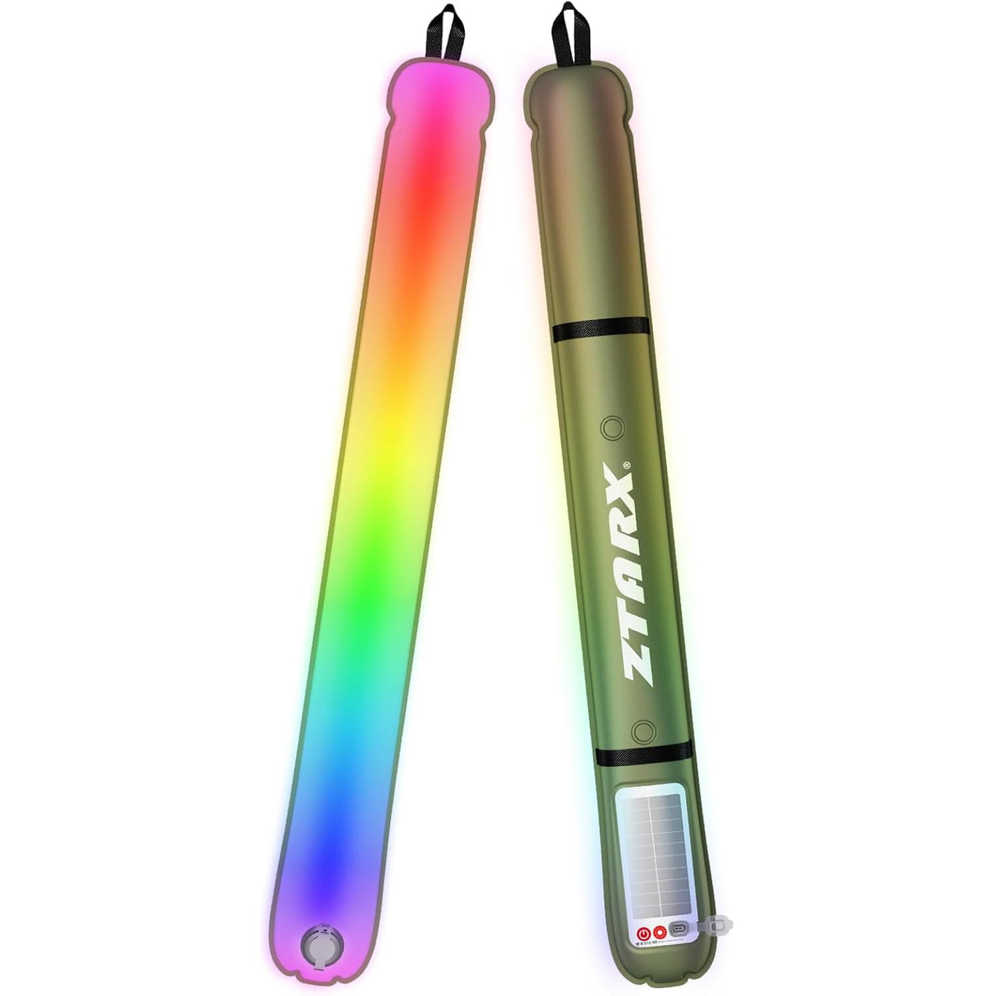 Inflatable LED Light Portable Lightweight Multicolor Camping Light Trip (4 Lighting Modes)