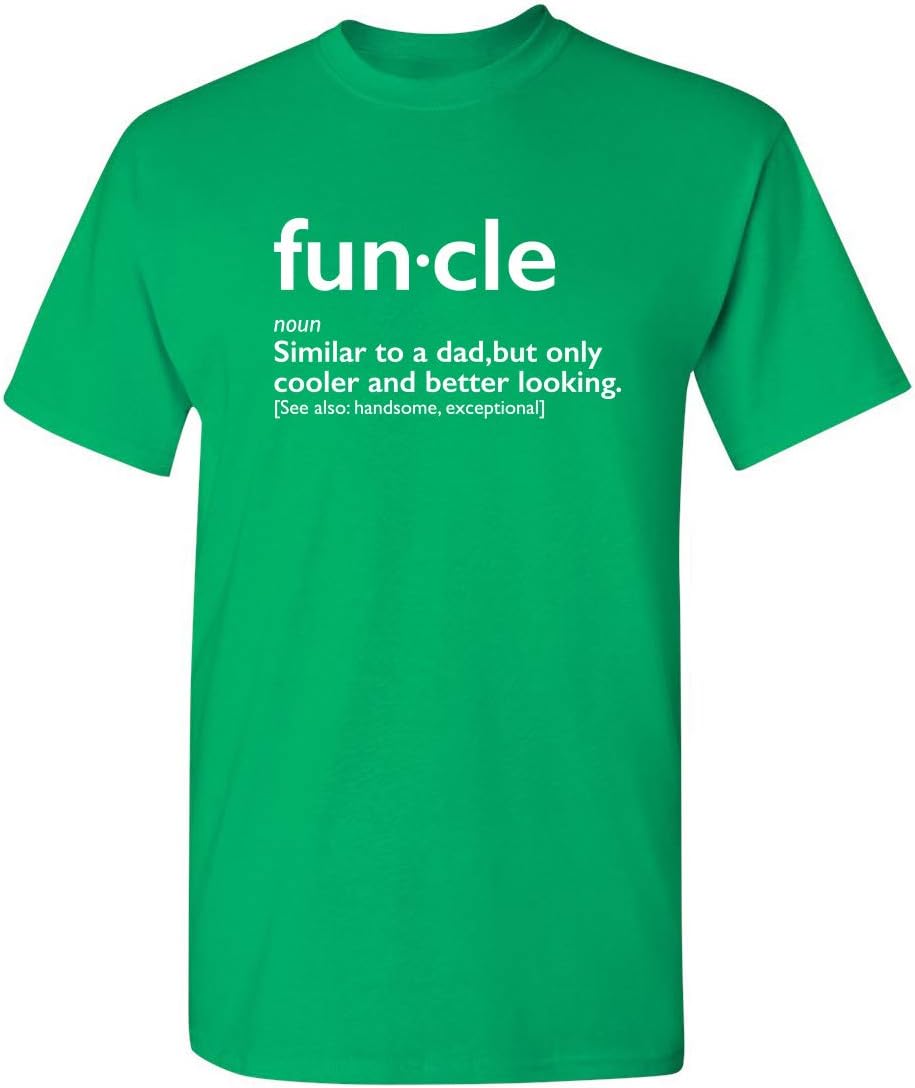 Mens Funcle Gift for Uncle Graphic Novelty Funny T Shirt