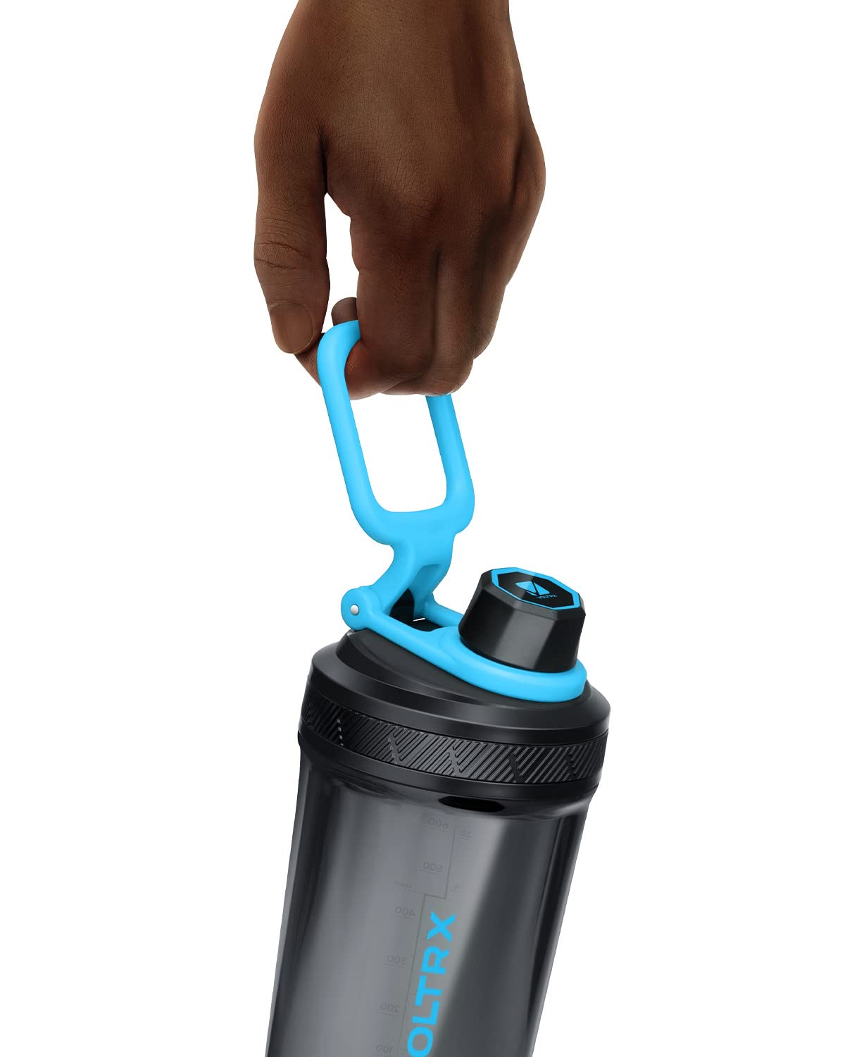 VOLTRX Electric Protein Shaker Bottle - USB Rechargeable Mixer Cup for Shakes and Meal Replacements, BPA-Free Tritan, 24oz
