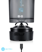 VOLTRX Electric Protein Shaker Bottle - USB Rechargeable Mixer Cup for Shakes and Meal Replacements, BPA-Free Tritan, 24oz