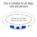 Colaseeme LED Dog Collar Light Up Dog Collars 1 Count USB Rechargeable TPU Glow Safety Basic Dog Collars, Please Do Not Use Fast Charging (Green)
