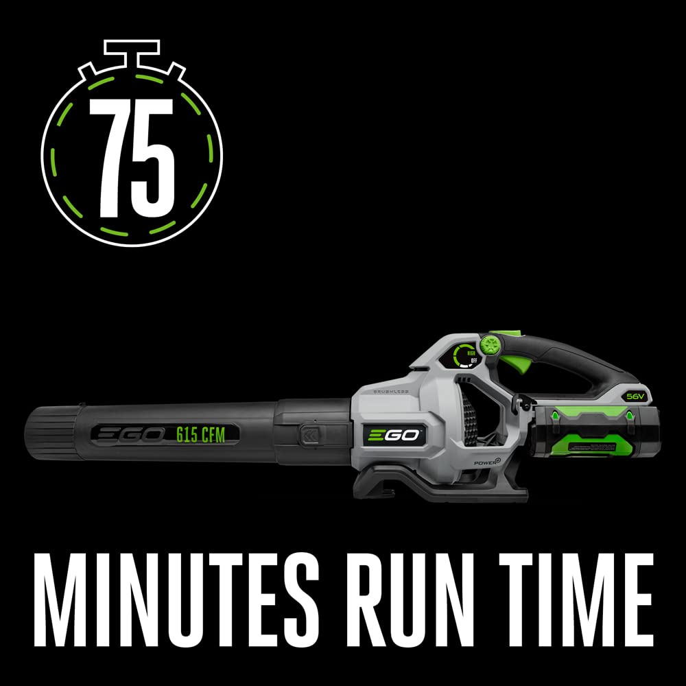 EGO Power+ ST1502SA 15-Inch 56-Volt Cordless String Trimmer with Rapid Reload and Split Shaft 2.5Ah Battery and Charger Included, Black