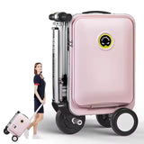 SE3S Smart Rideable Suitcase Electric Luggage Scooter For Travel (black)