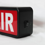 ON AIR Light Sign Recording Sign Studio Warning Signfor (Studio/Home Studio/Company/Desk or Wall Decor). Simple and Easy ON/Off Switch Button.Up Lighted Broadcast Warning Sign Finished (Black)