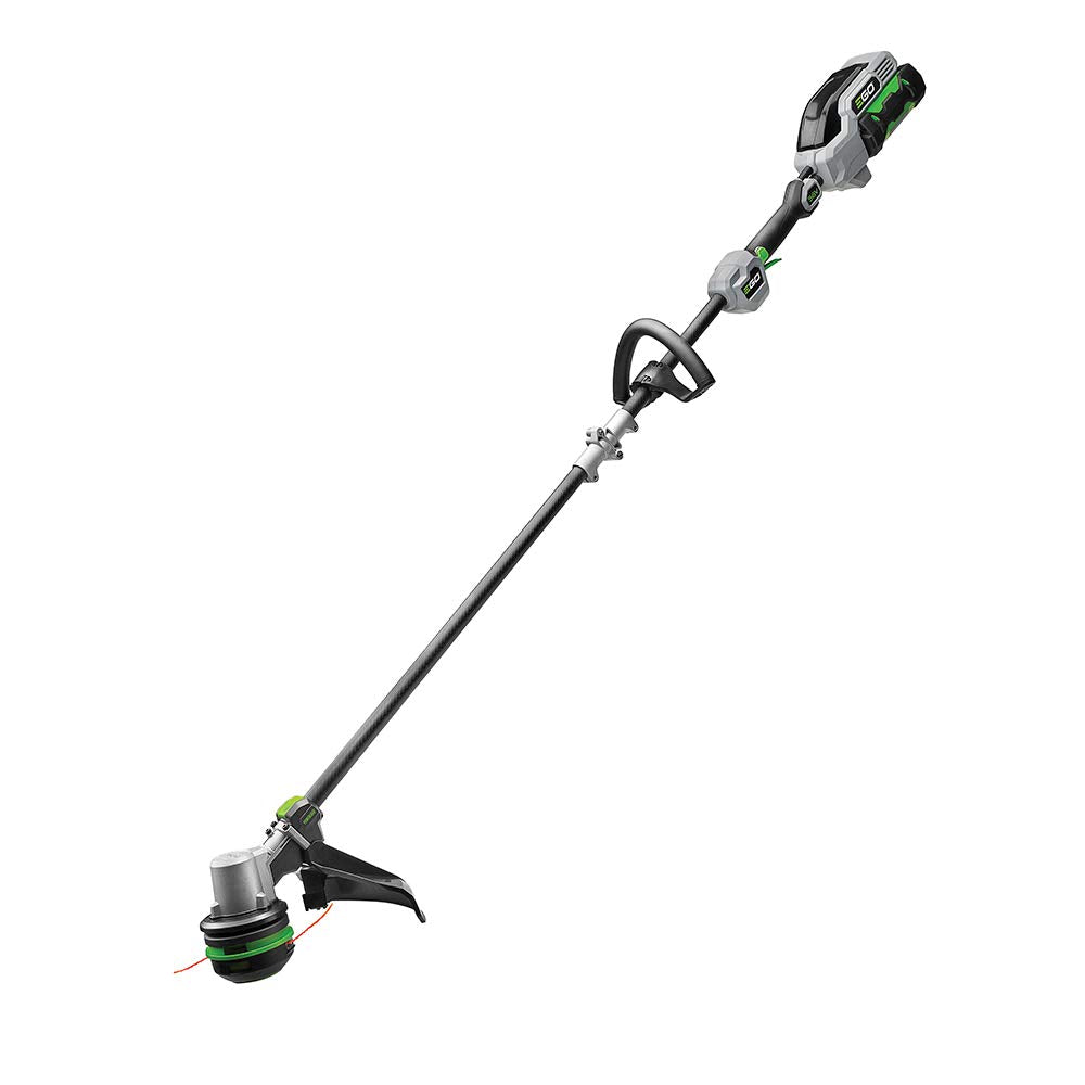 EGO Power+ ST1502SA 15-Inch 56-Volt Cordless String Trimmer with Rapid Reload and Split Shaft 2.5Ah Battery and Charger Included, Black