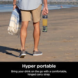 Ninja BC155PS Blast Two-Pack Portable Blender, Cordless, 18oz. Vessel, Personal Blender-for Shakes & Smoothies, BPA Free, Leakproof-Lid & Sip Spout, Rechargeable, Dishwasher Safe Parts, Peach & Stone