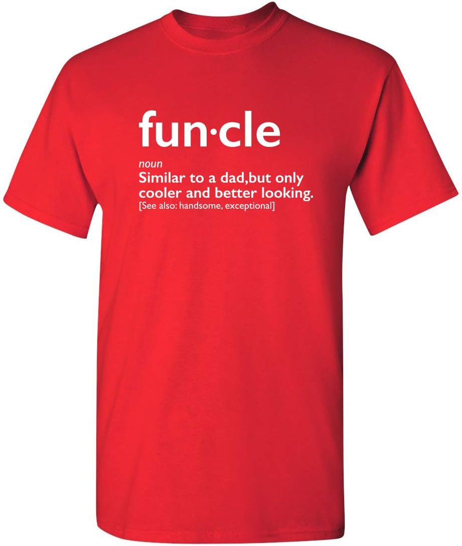 Mens Funcle Gift for Uncle Graphic Novelty Funny T Shirt