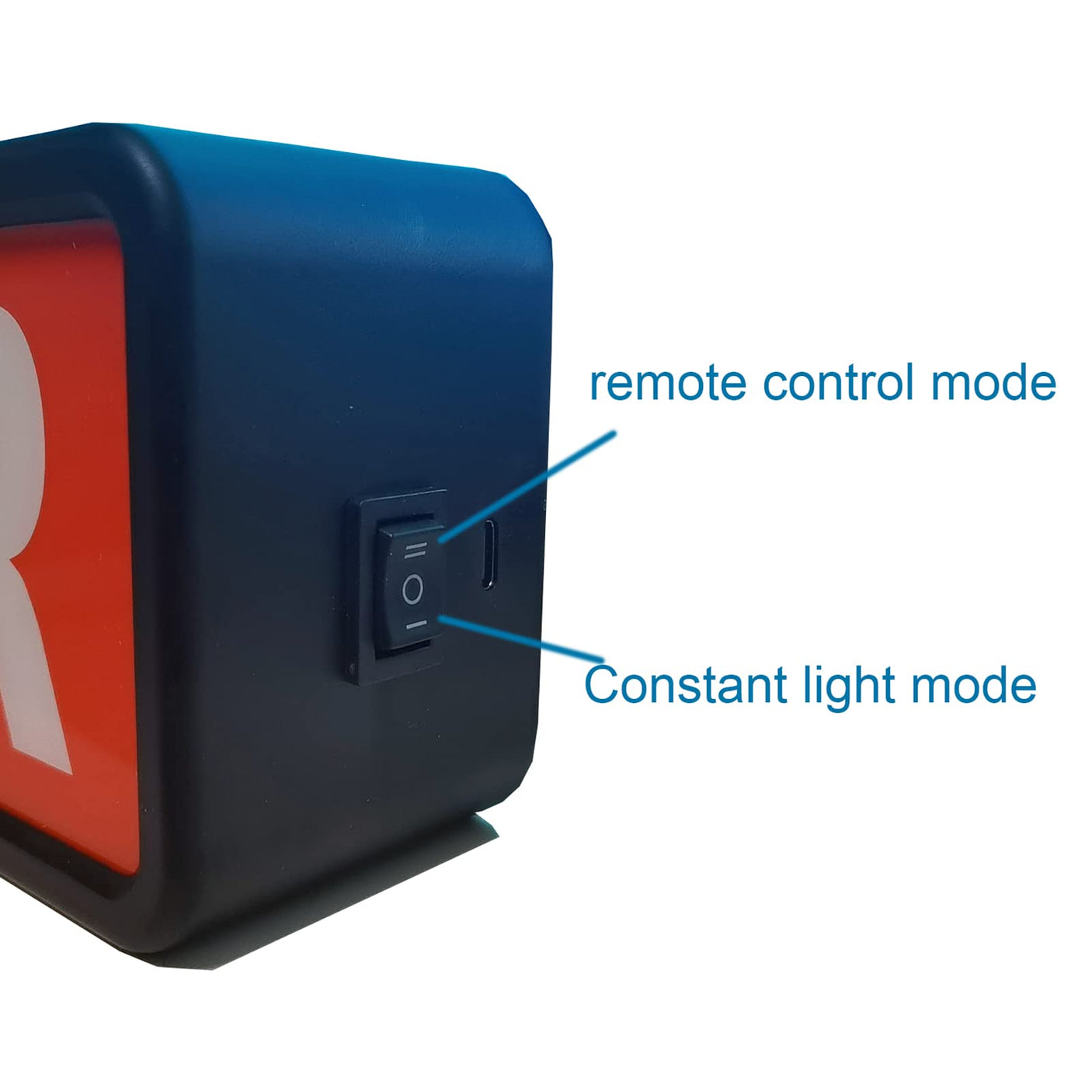 ON AIR Light Sign Recording Sign Studio Warning Signfor (Studio/Home Studio/Company/Desk or Wall Decor). Simple and Easy ON/Off Switch Button.Up Lighted Broadcast Warning Sign Finished (Black)