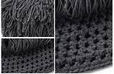 Creative Barbarian Knit Beard Hat Funny Knit Cap Wig Beanie Hats Beard Facemask