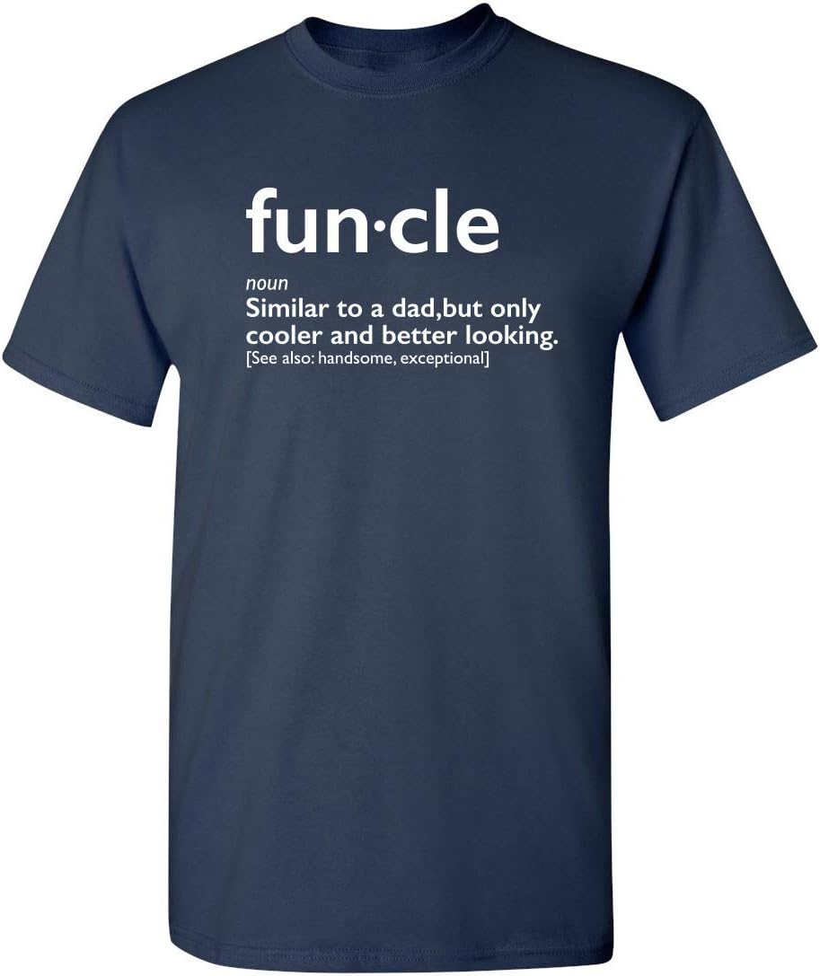Mens Funcle Gift for Uncle Graphic Novelty Funny T Shirt