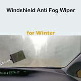 Car Side Mirror Squeegee, Retractable Telescopic Mirror Wiper, Anti-Fog & Water Cleaning Tool for Rainy & Foggy Weather, Extendable 98cm Handle, Portable Auto Mirror Cleaner