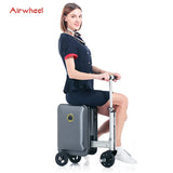 SE3S Smart Rideable Suitcase Electric Luggage Scooter For Travel (black)