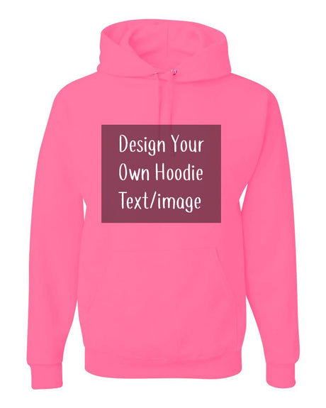 INK STITCH Unisex Design Your Own Hoodie -Custom Hoodies - Team Sweatshirts - Multicolors
