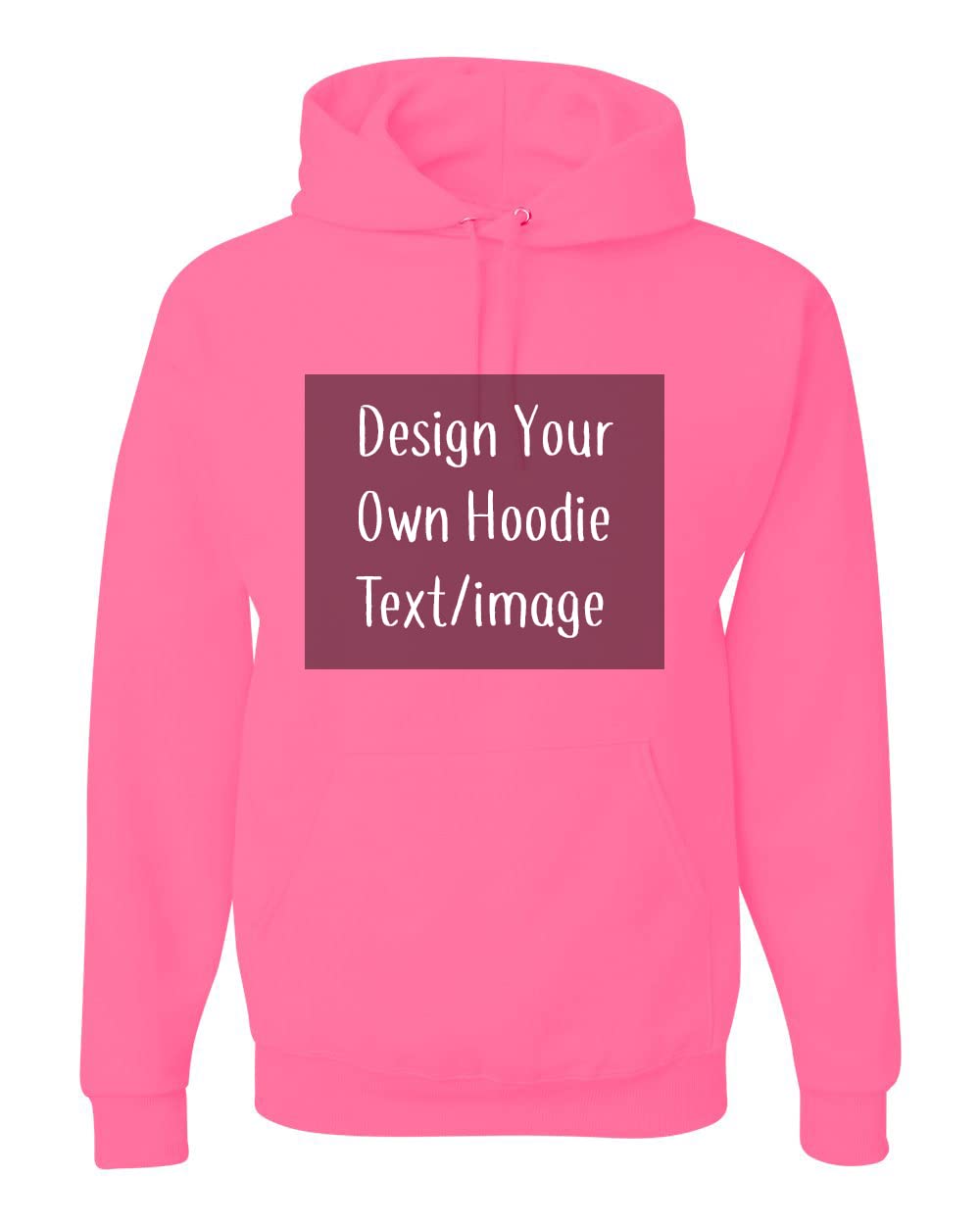 INK STITCH Unisex Design Your Own Hoodie -Custom Hoodies - Team Sweatshirts - Multicolors