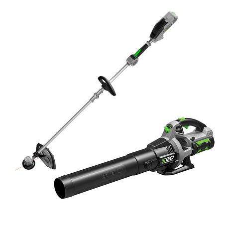 EGO Power+ ST1502SA 15-Inch 56-Volt Cordless String Trimmer with Rapid Reload and Split Shaft 2.5Ah Battery and Charger Included, Black