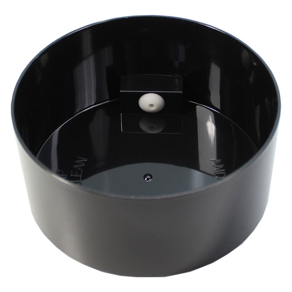 1LB Patented Airtight Multi-use Vacuum Works as Smell Proof Ground Coffee Bean Containers. Black Cap and Body, 1.85-Liter/1.6-Quart