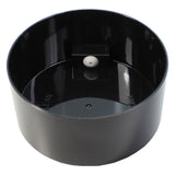 1LB Patented Airtight Multi-use Vacuum Works as Smell Proof Ground Coffee Bean Containers. Black Cap and Body, 1.85-Liter/1.6-Quart
