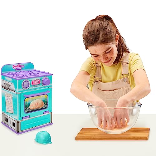 Baked Treatz Oven Playset – Interactive Bake & Reveal Toy Oven with Mystery Warm Scented Plush (Barky Bun, Ciacatta Bake, or Wheatney Bunny), Mixing Tools, Dough, & Accessories, 5+