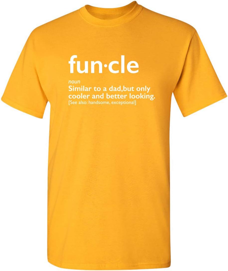 Mens Funcle Gift for Uncle Graphic Novelty Funny T Shirt