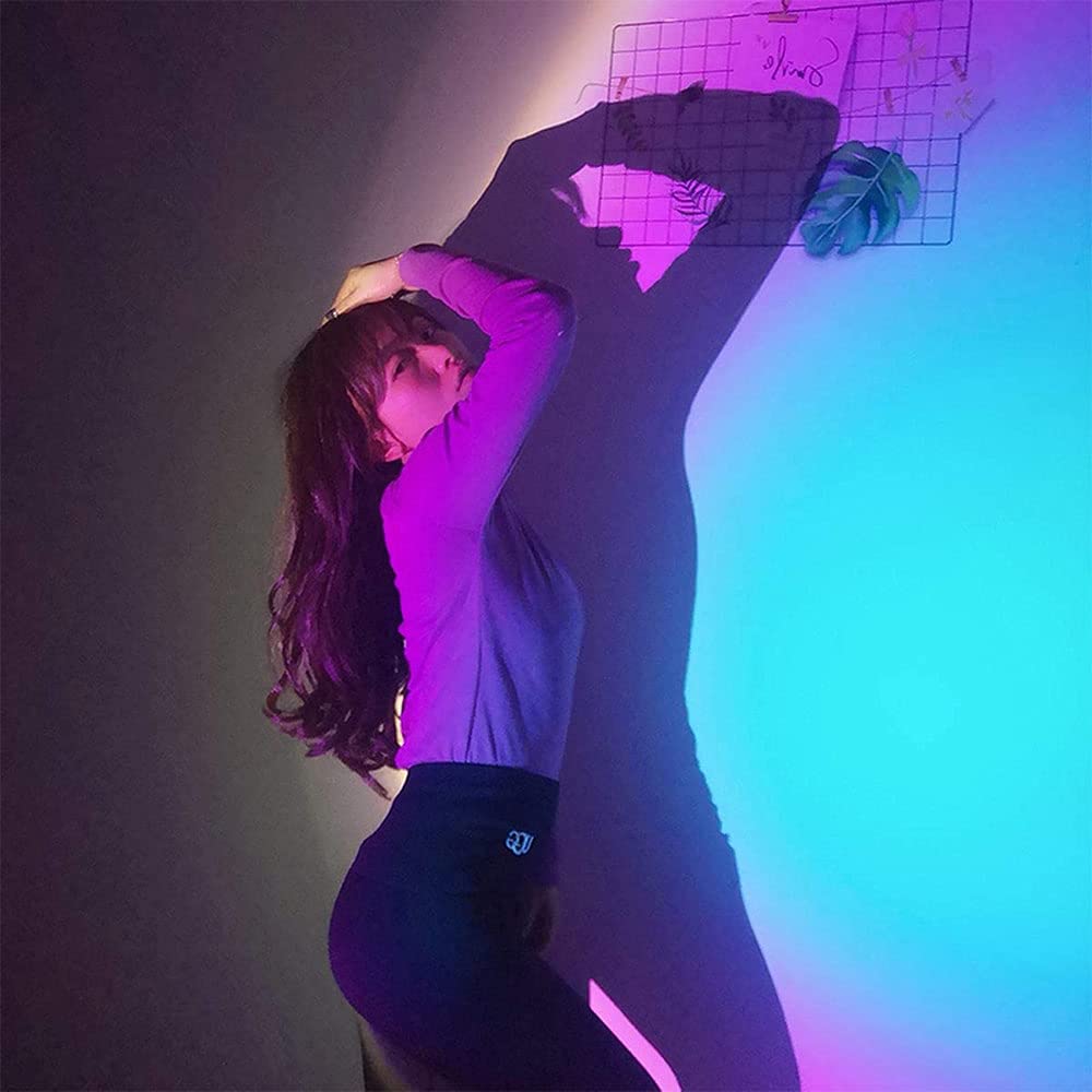 YouOKLight Sunset Lamp, Sunset Projector Lamp 10W LED Sunset Light Night Light 180 Degree Rotation Romantic Rainbow Light USB Charging for Bedroom Party Home Decor, Rainbow…