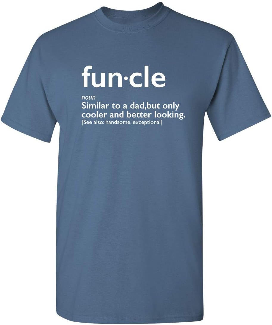 Mens Funcle Gift for Uncle Graphic Novelty Funny T Shirt