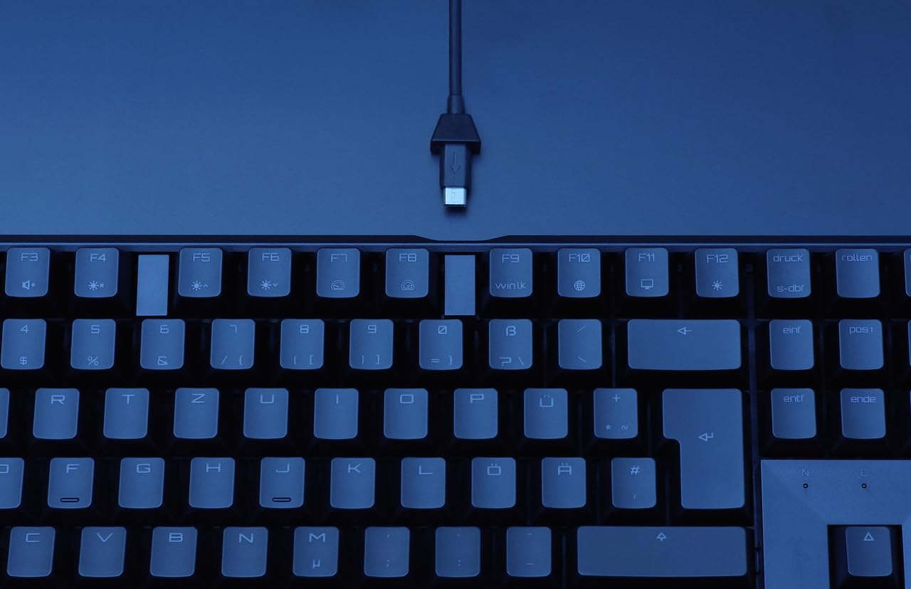 Cherry MX Board 3.0 S Wired Gamer Mechanical Keyboard with Aluminum Housing - MX Brown Switches (Slight Clicky) for Gaming and Office - Customizable RGB Backlighting - Full Size - Black