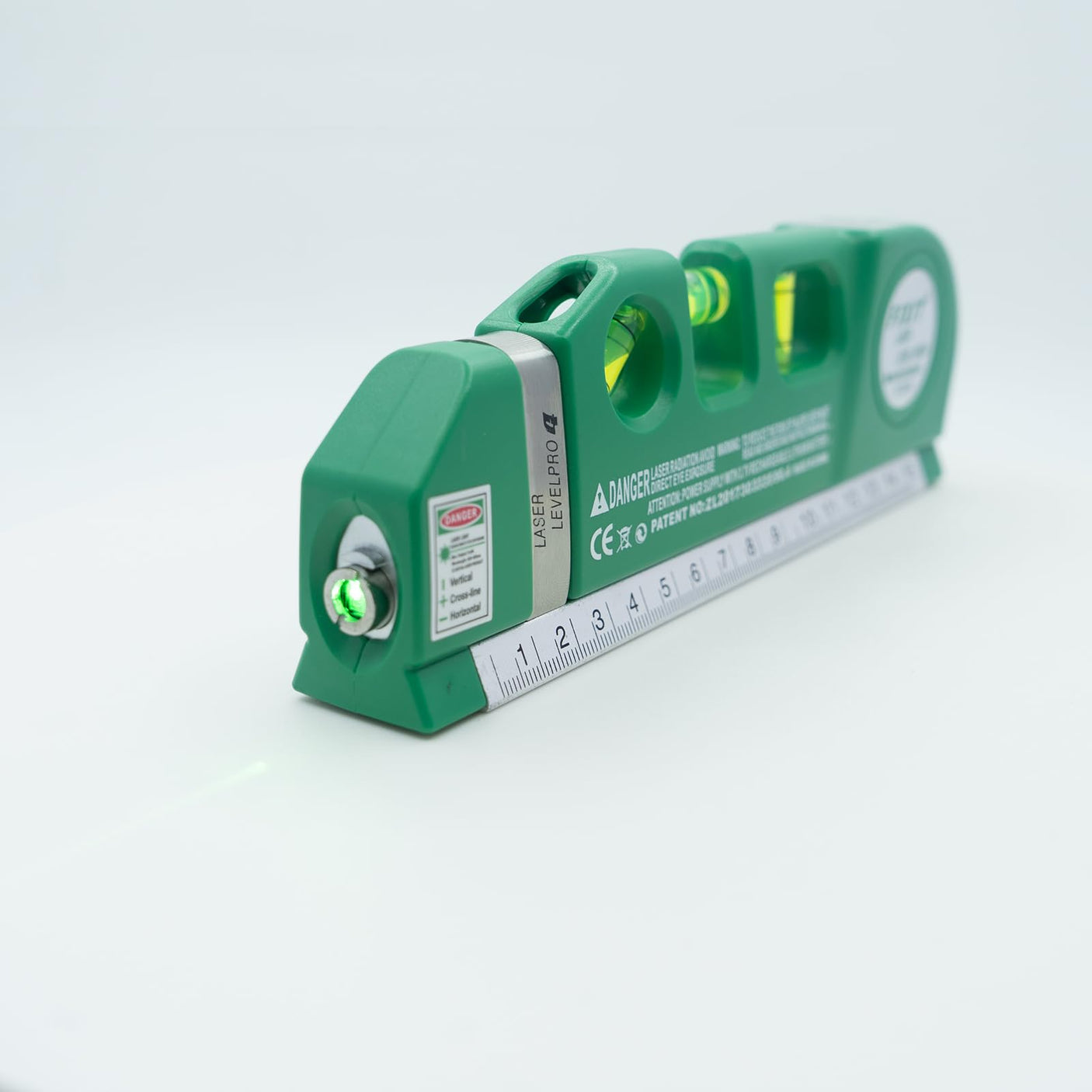 Laser Level Line Tool, Multipurpose Laser Level Kit Standard Cross Line Laser leveler Beam Tool with Metric Rulers 8ft/2.5M for Picture Hanging cabinets Tile Walls by AikTryee.