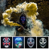 Depointer Life Led Mask with Rechargeable Bluetooth-compatible App Controlled, Customizable led mask, Lighted Face Transforming Mask, unisex-Adult