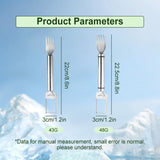 Upgraded 2-in-1 Stainless Steel Fruit Cutter, 2024 New Watermelon Fork Slicer Cutter Slicer Tool, Dual Head Fruit Forks Slicer Knife with Round Handle (2 PCS)