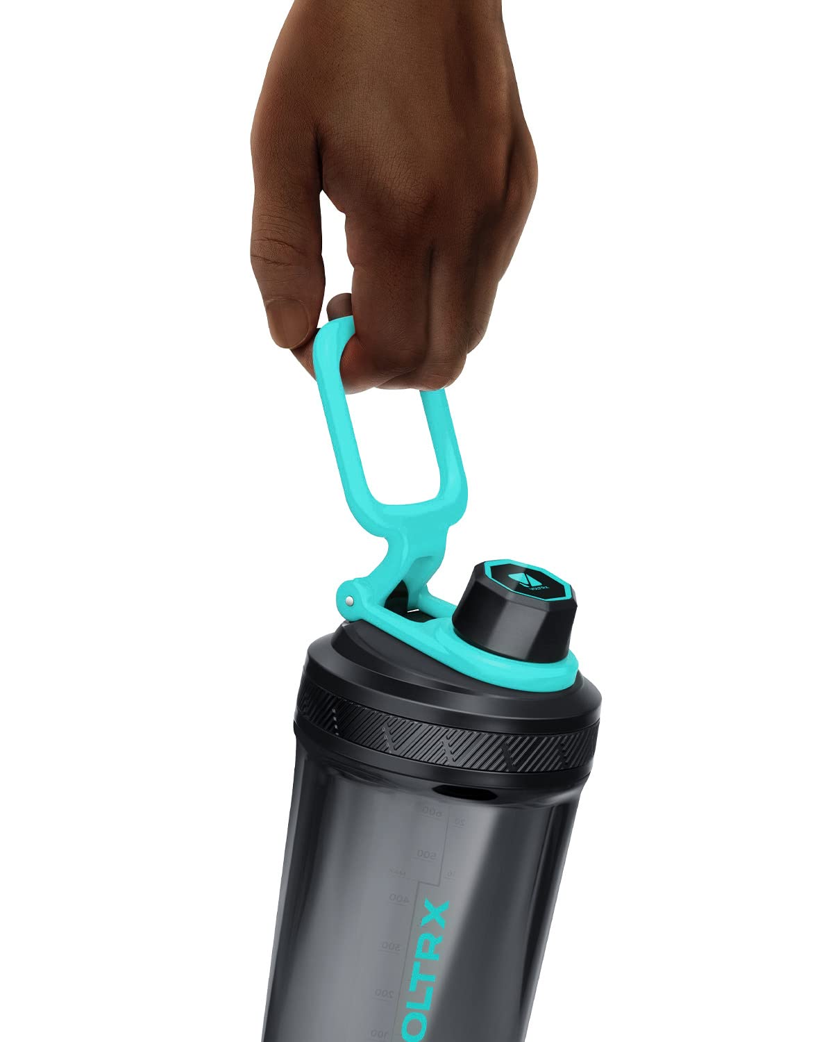VOLTRX Electric Protein Shaker Bottle - USB Rechargeable Mixer Cup for Shakes and Meal Replacements, BPA-Free Tritan, 24oz