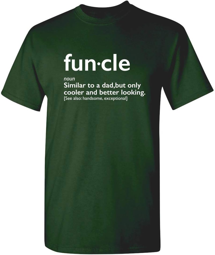 Mens Funcle Gift for Uncle Graphic Novelty Funny T Shirt