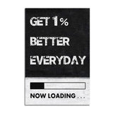 Success Tree Inspirational Quote Canvas Wall Art Motivational Motto Painting Inspiring Entrepreneur Posters Prints Artwork Decor Framed for Home Office Classroom Ready to Hang - 12" Wx18 H