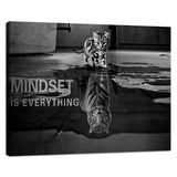 Success Tree Inspirational Quote Canvas Wall Art Motivational Motto Painting Inspiring Entrepreneur Posters Prints Artwork Decor Framed for Home Office Classroom Ready to Hang - 12" Wx18 H