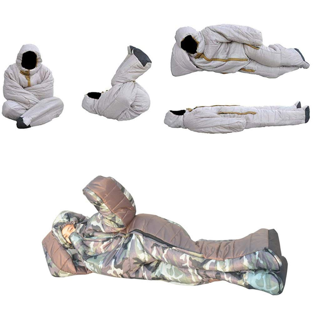 Gaorui Humanoid Outdoor Camping Winter Indoor Portable Ultralight Warm Adult Windproof Sleeping Bag