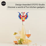 OTOTO 2-in-1 Wine & Beer Opener, Goth Halloween Gifts, Gothic Wine Accessories & Gifts for Wine Lovers, Spooky Corkscrew Bottle Opener, Wine Accessories, Wine Gifts, Cool Kitchen Gadgets (Vino)
