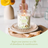 Magnificent 101 Set of 3 Long Lasting Pure Sage Smudge Candles - 42 Hour Burn, 3.5 Oz Each, Made with Soy Wax and Herb, Ideal for House Energy Cleansing, Meditation & Manifestation