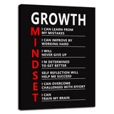 Inspirational Office Wall Decor Motivational Discipline Noun Canvas Wall Art Posters Prints Entrepreneur Quote Wall Picture Paintings Artwork Home Bedroom Framed Ready to Hang[12''W X 18''H]