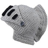Creative Barbarian Knit Beard Hat Funny Knit Cap Wig Beanie Hats Beard Facemask