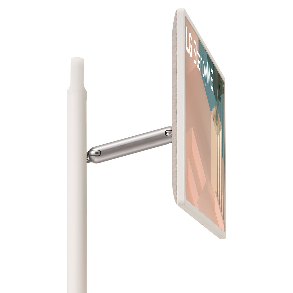 LG 27-Inch StanbyME Go Portable Smart 1080P Touch Screen (27LX5QKNA, 2023 Model), Calming Beige