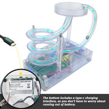 Kinetic Art Perpetual Motion Machine, Perpetual Motion Machine, Newtons Science Physics Gadgets, Perpetual Motion Simulator for Home Office, Creative Gifts for The Holidays.