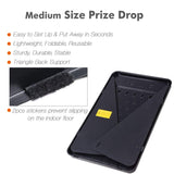 WinSpin 30" Prize Drop Board Foldable Stand Disk Drop Board Game Customizable 6 Slots with 10 Pucks for Carnival Tradeshow Party, (19"x30")