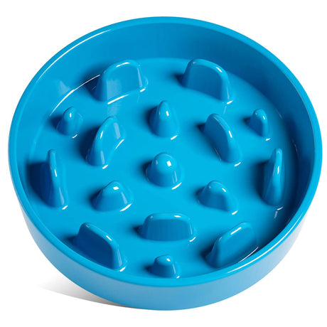 LE TAUCI Dog Bowls Slow Feeder Ceramic, 1.5 Cups Slow Feeding Dog Bowl Small Medium Breed, Puppy Slow Feeder Bowl for Fast Eater, Dog Dishes to Slow Down Eating, Puzzle Dog Food Bowl, Maze Purple