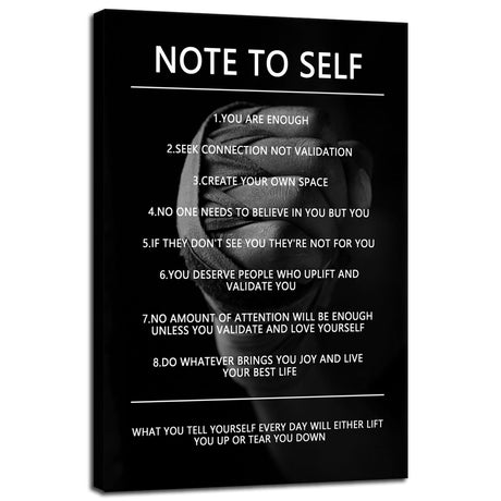 Inspirational Office Wall Decor Motivational Discipline Noun Canvas Wall Art Posters Prints Entrepreneur Quote Wall Picture Paintings Artwork Home Bedroom Framed Ready to Hang[12''W X 18''H]
