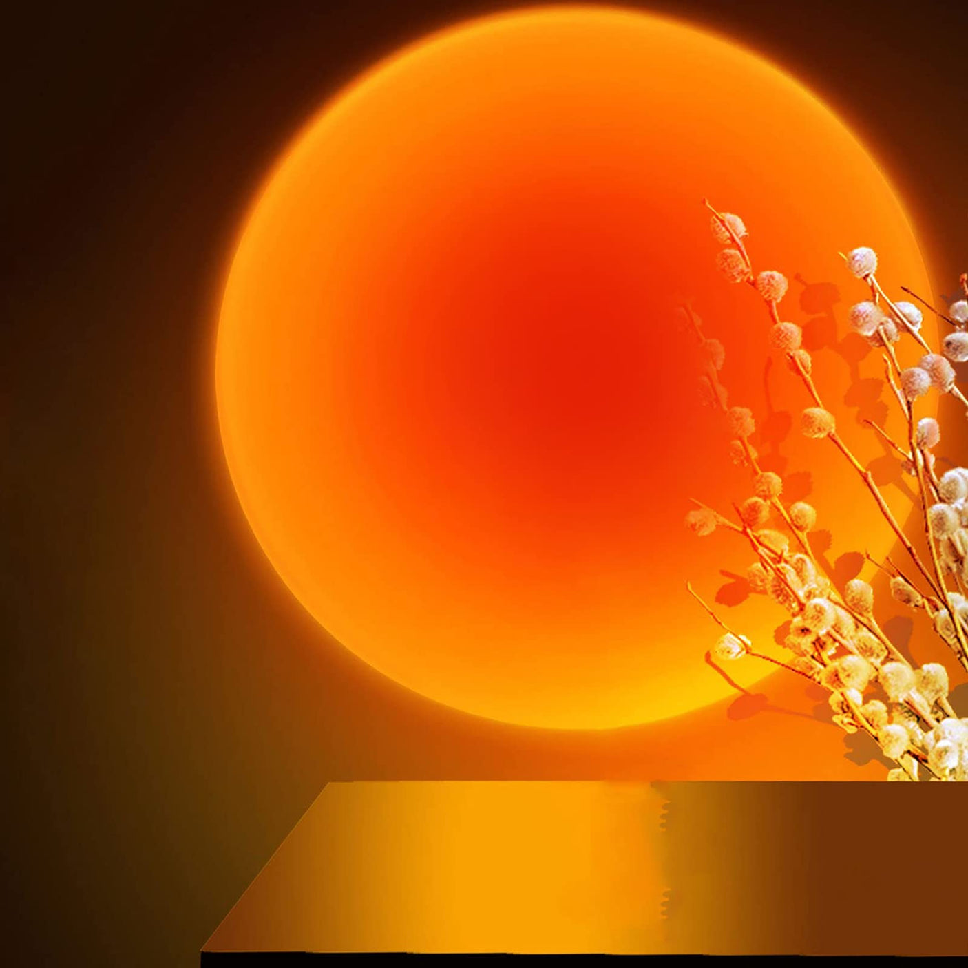 YouOKLight Sunset Lamp, Sunset Projector Lamp 10W LED Sunset Light Night Light 180 Degree Rotation Romantic Rainbow Light USB Charging for Bedroom Party Home Decor, Rainbow…